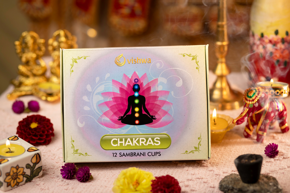 Sambrani Cups - 7 Chakras